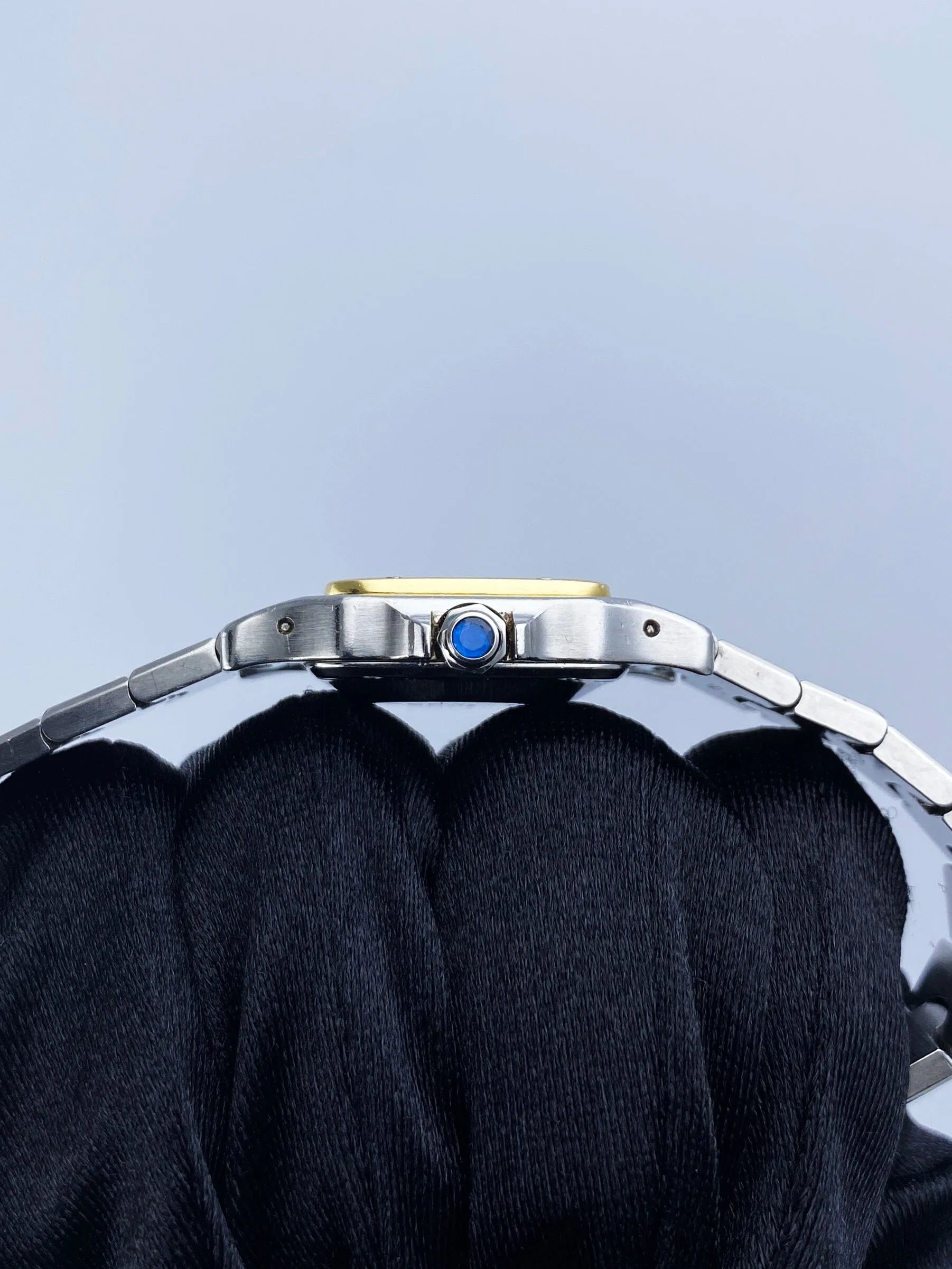 Cartier Santos Galbee 18K Yellow Gold & Steel Ladies Watch