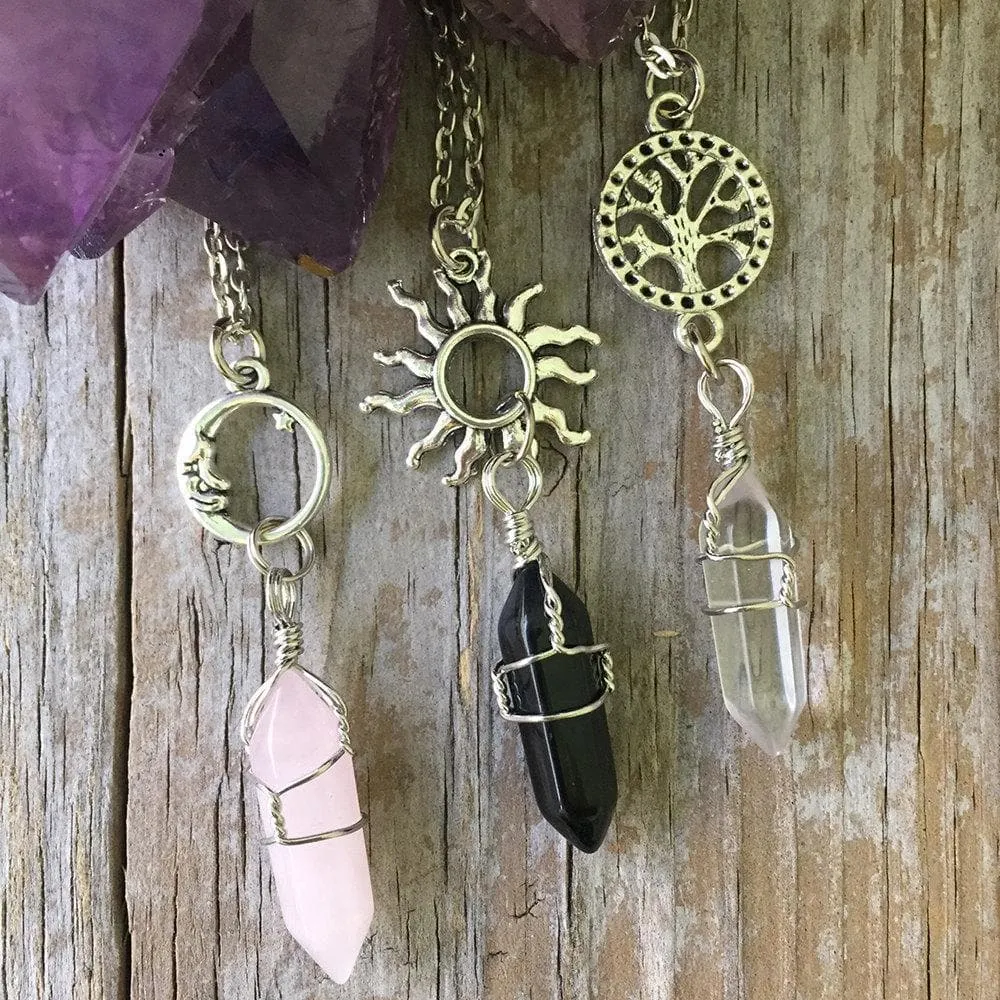 Celtic Gemstone Necklace