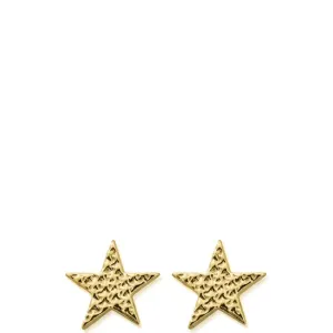 ChloBo Sparkle Star Stud Earrings - Gold
