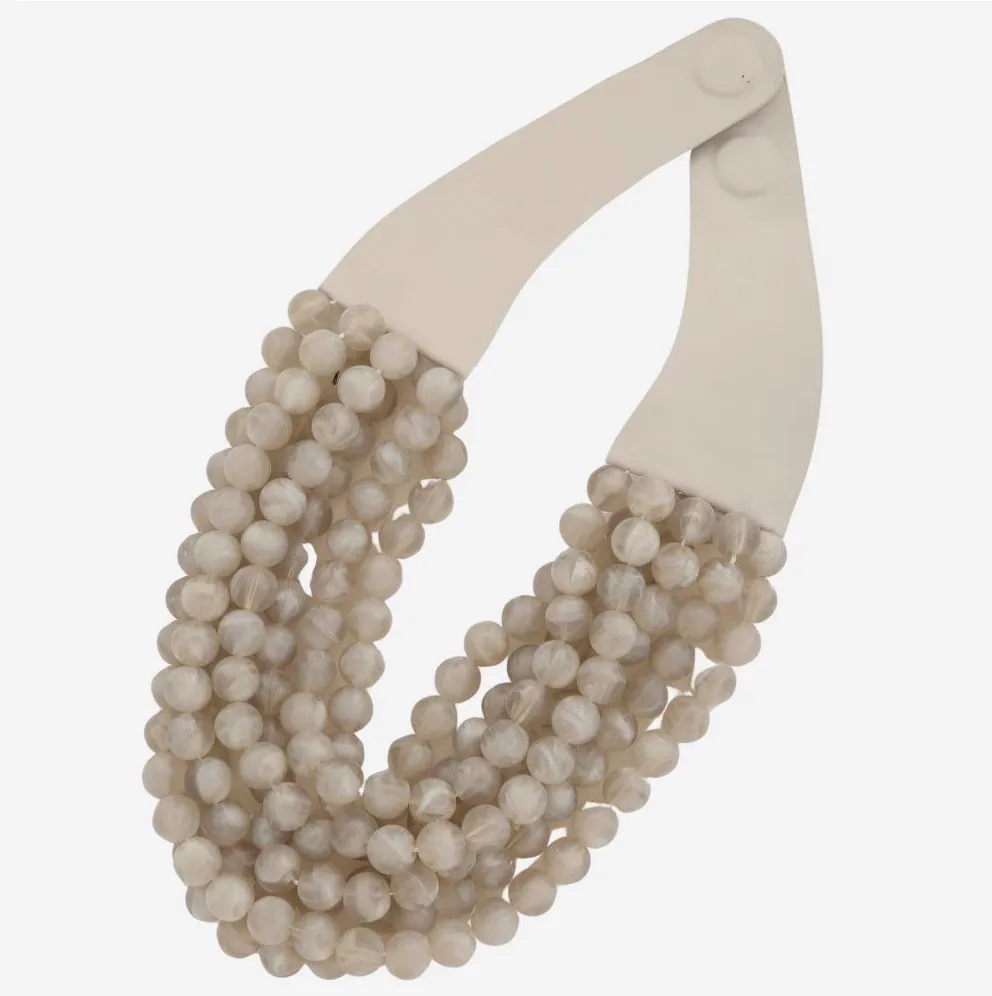 CHUNKY BEADED MAGNETIC NECKLACE