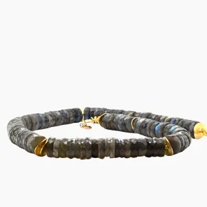 Chunky labradorite necklace