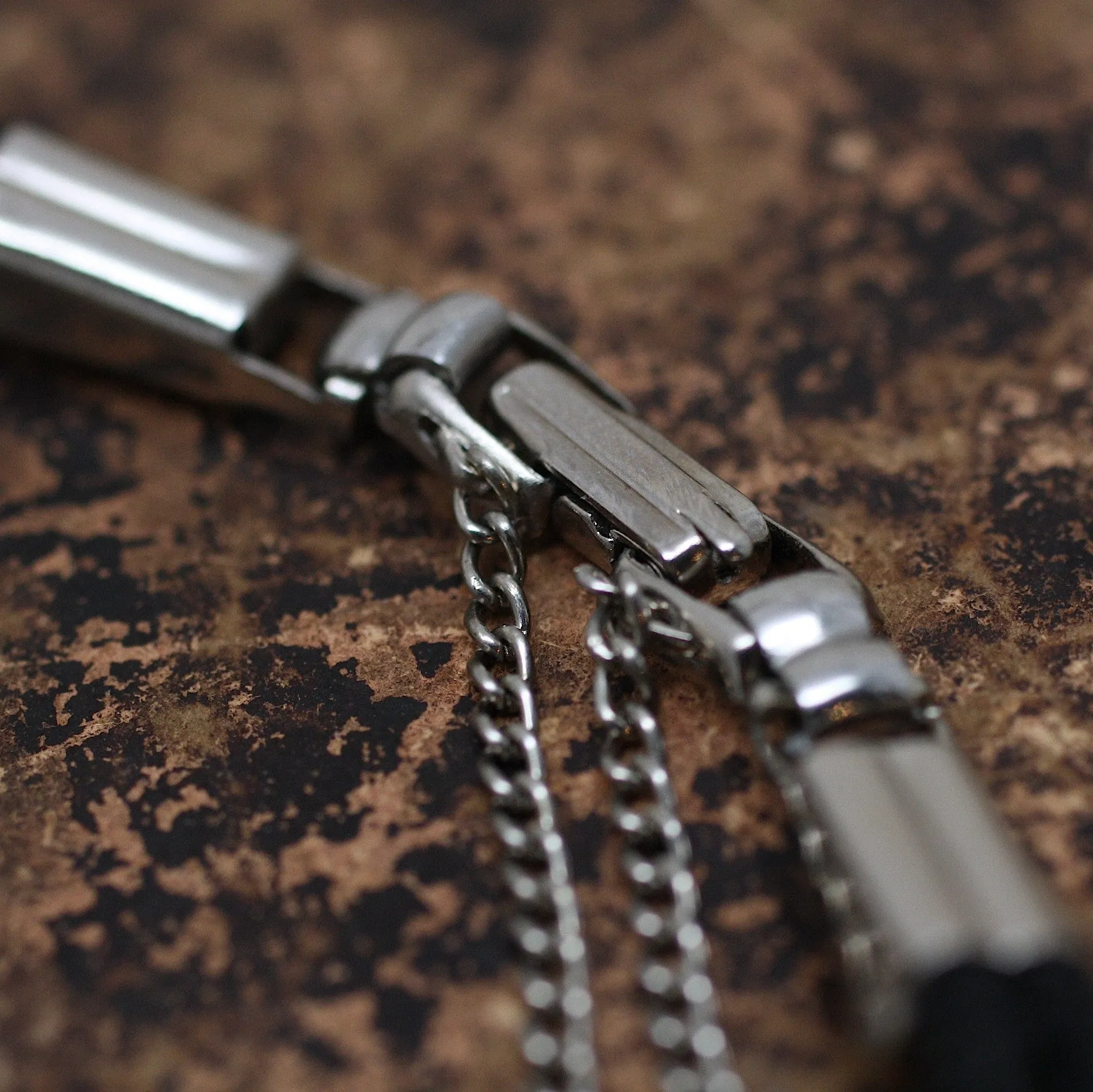 Circa 1920 Handmade Platinum & Diamond Watch