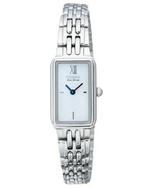 Citizen Silhouette Eco-Drive White Dial Stainless Steel Ladies Watch EG2820-56A