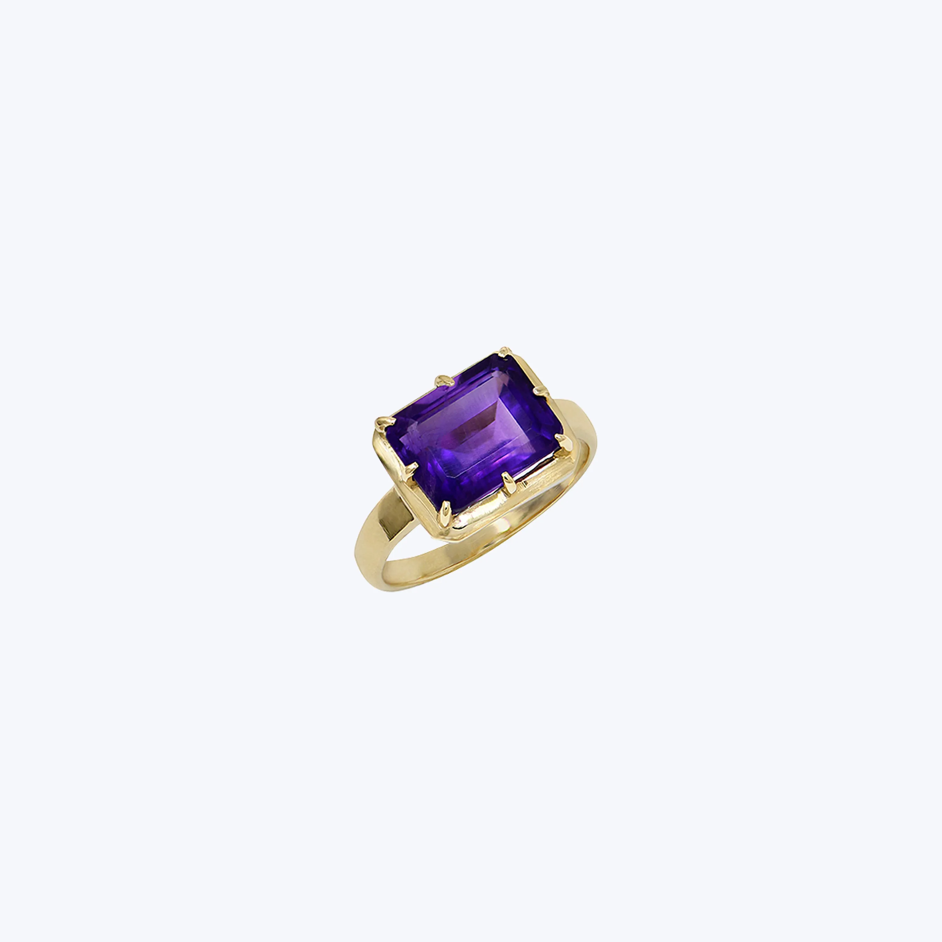 Cleo Daniela Emerald Cut Ring