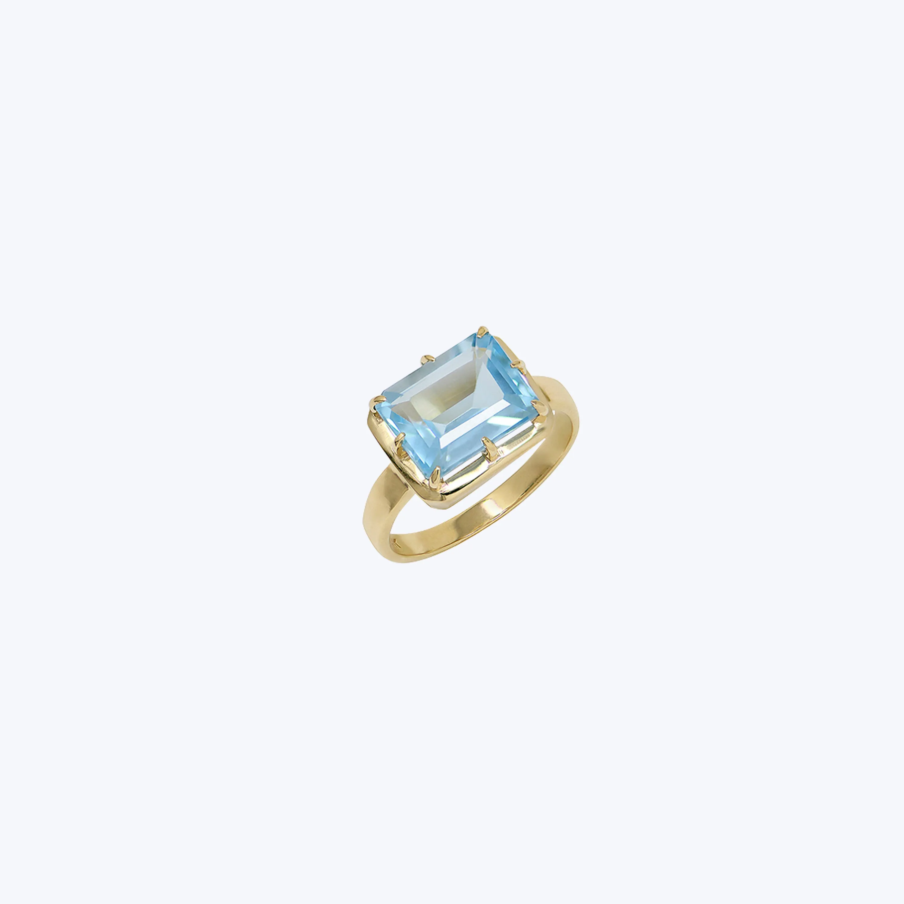 Cleo Daniela Emerald Cut Ring