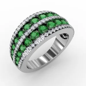 Colored Stone Rings  -  Women'