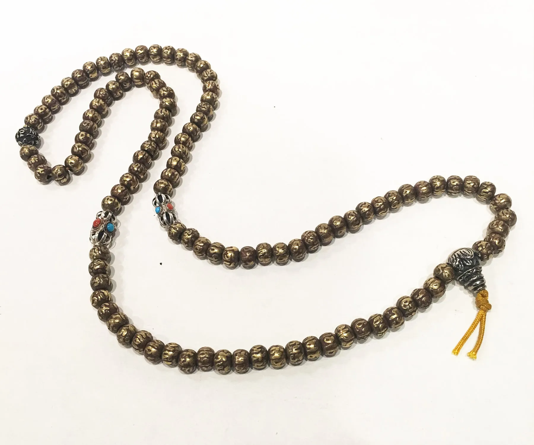 COMPASSION MALA BRASS