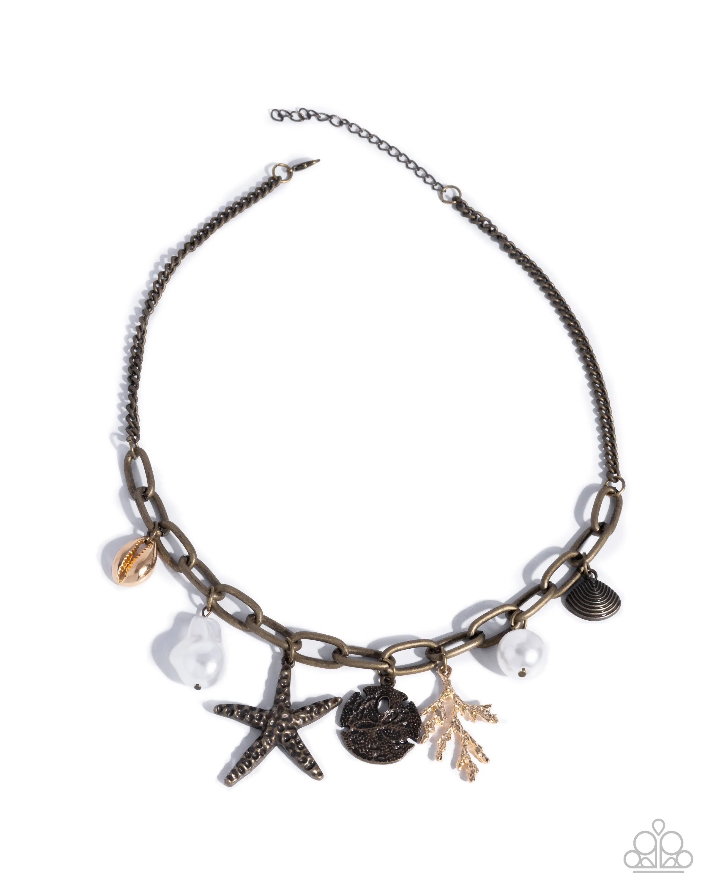 Coral Collection - Brass (Charm) Necklace