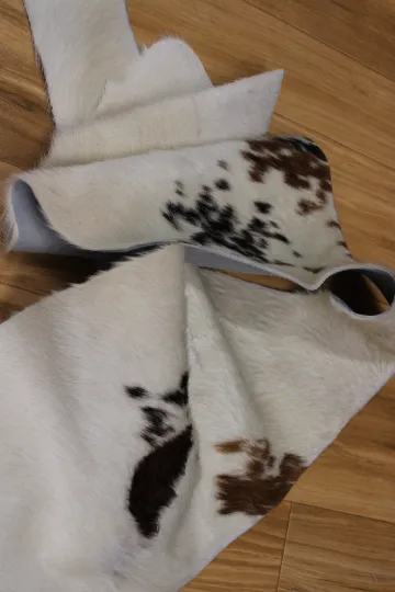 COWHIDE SCRAPS - Assorted Hair On Cowhide Colors & Shapes 6"x4" - 8''x6" - 12"x6" approx. - Free Shipping