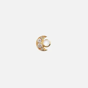 Crescent Cluster Stud