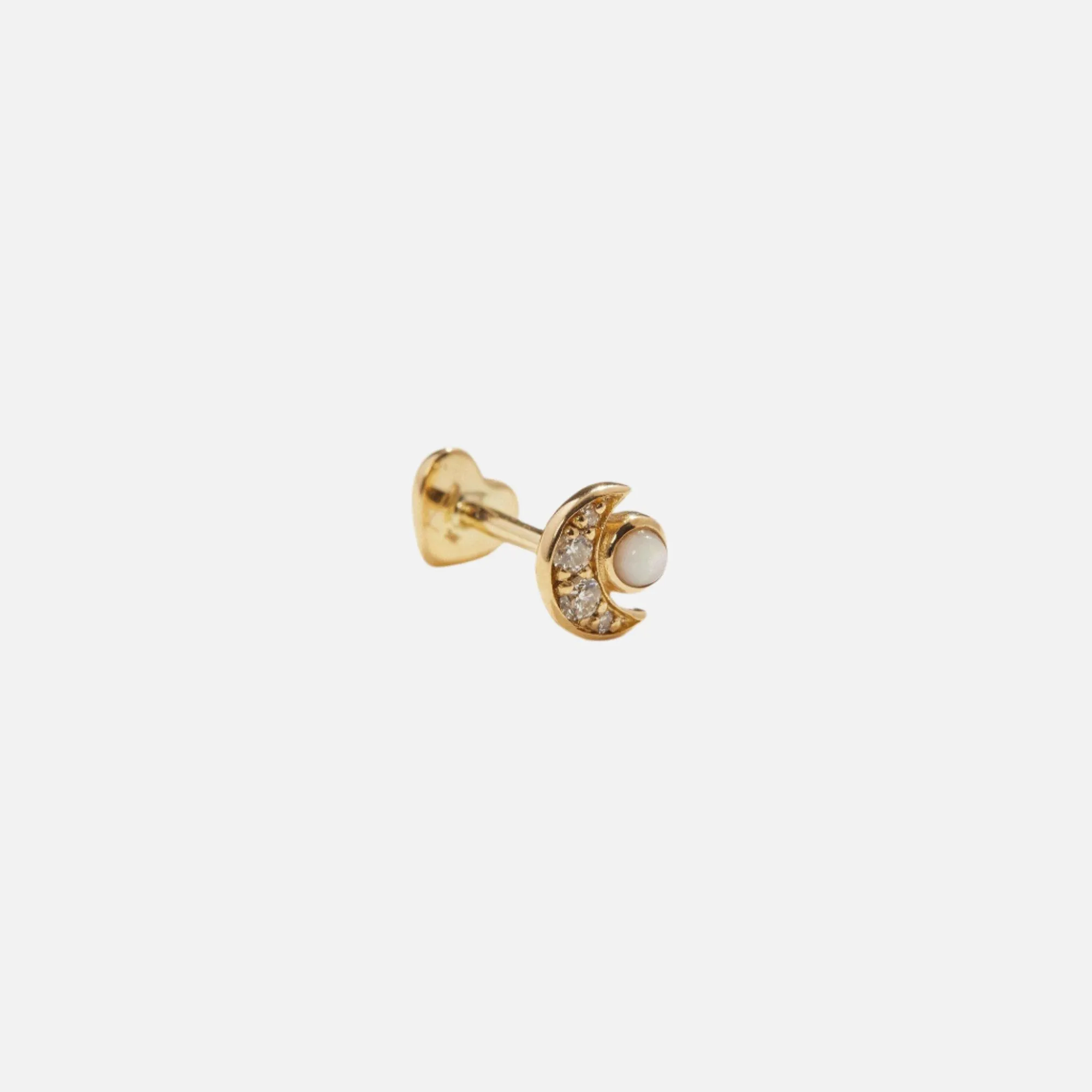 Crescent Cluster Stud