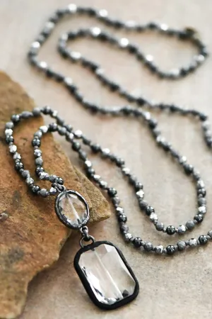 Crystal Drop Necklace