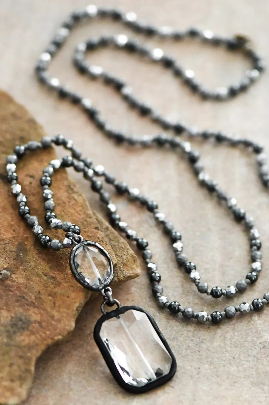 Crystal Drop Necklace