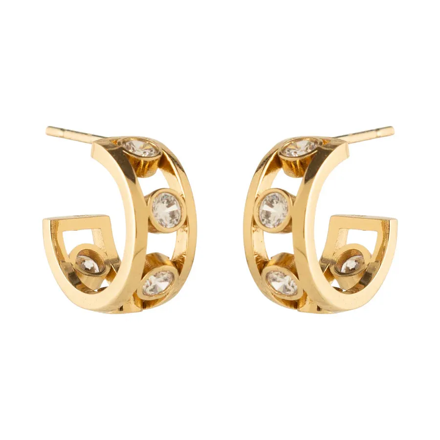 Crystal Hoops Gift Set