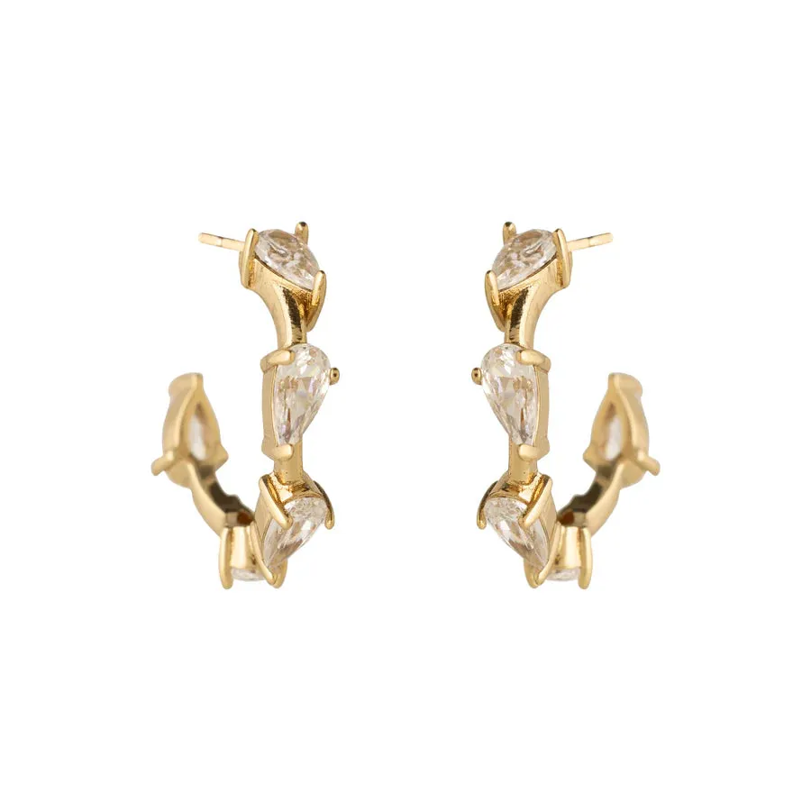 Crystal Hoops Gift Set