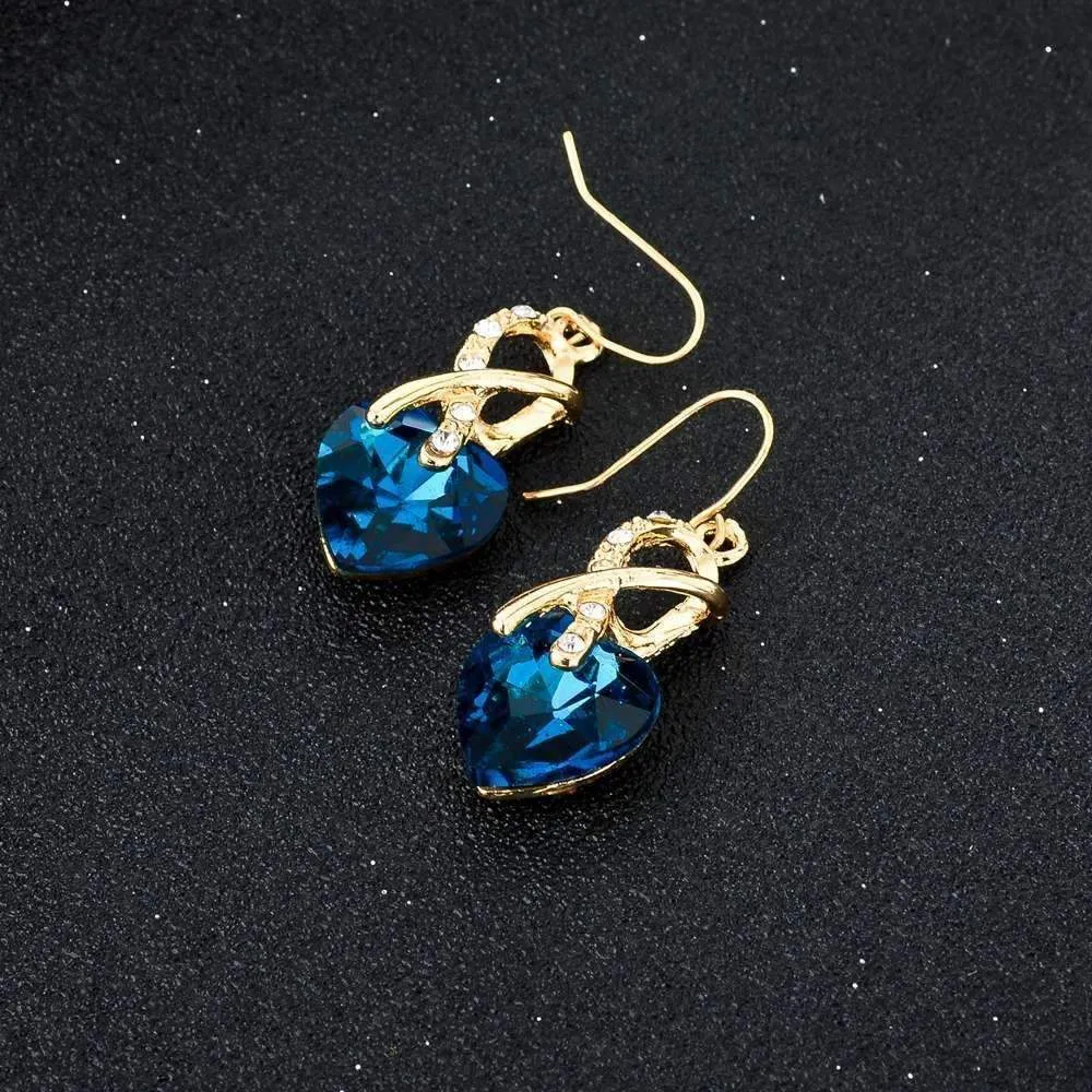 Crystal Jewelry Love Set - Perfect Bridal Wedding Accessories