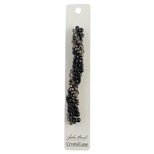 Crystal Lane Twisted Bead Strands Bat Orchid