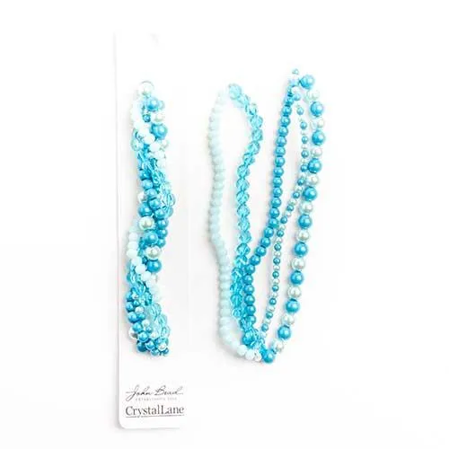 Crystal Lane Twisted Bead Strands Brunnera