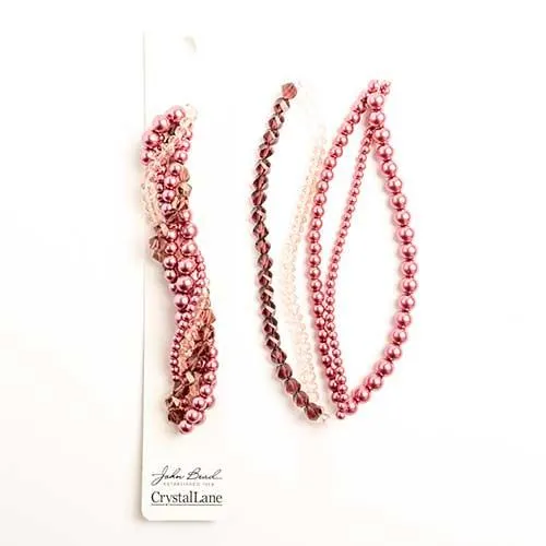 Crystal Lane Twisted Bead Strands Chrysanthemum