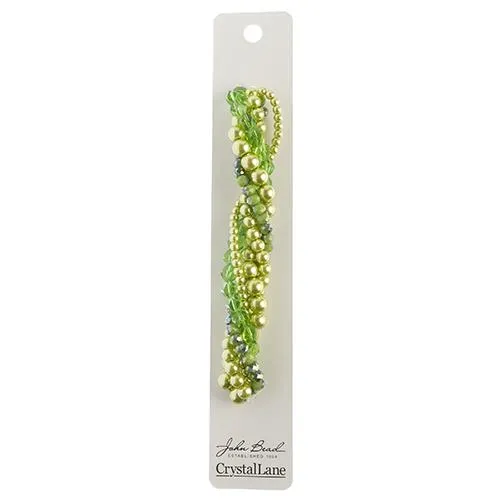 Crystal Lane Twisted Bead Strands Zinnia