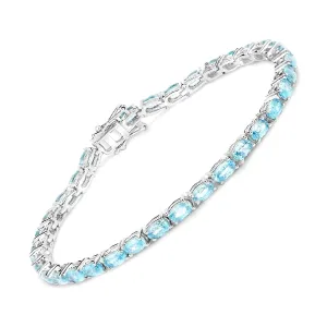 Cubic Zirconia 925 Sterling Silver Tennis Bracelet Jewelry
