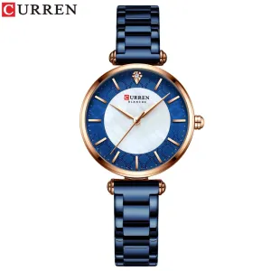 CURREN Brand Luxury Women Bracelet Watches Top Fashion Thin Quartz Wristwatch with Stainless Steel Ladies Gift Clock Top Brand