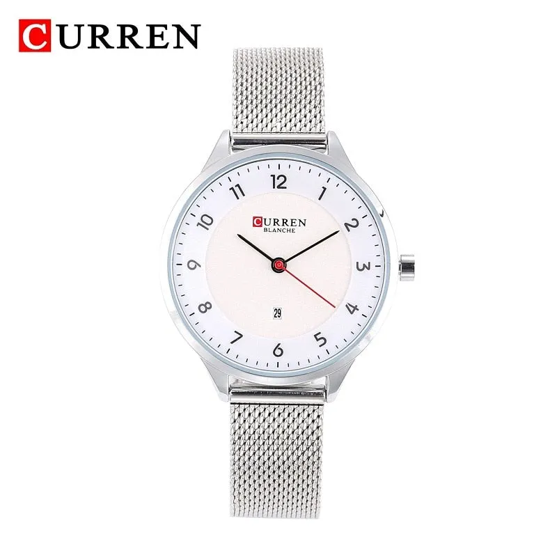 CURREN Women Watches Fashion Rose Gold Quartz Watch Ladies Top Brand Luxury Women&#39;s Casual Wristwatches Female Clock Reloj Mujer