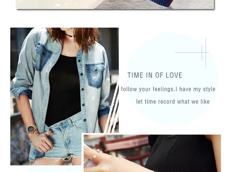 CURREN Women Watches Fashion Rose Gold Quartz Watch Ladies Top Brand Luxury Women&#39;s Casual Wristwatches Female Clock Reloj Mujer