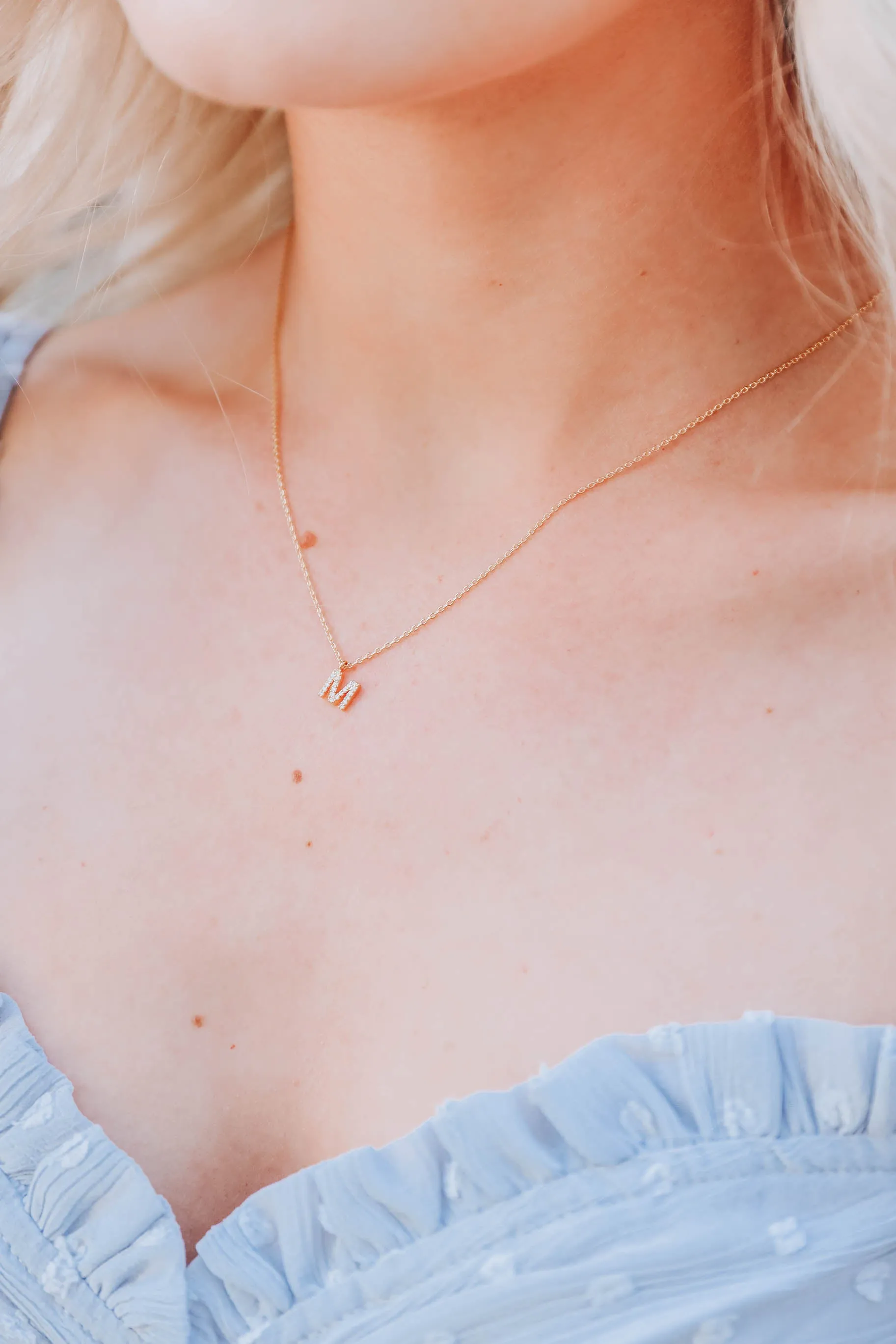 Dainty Initial Necklace
