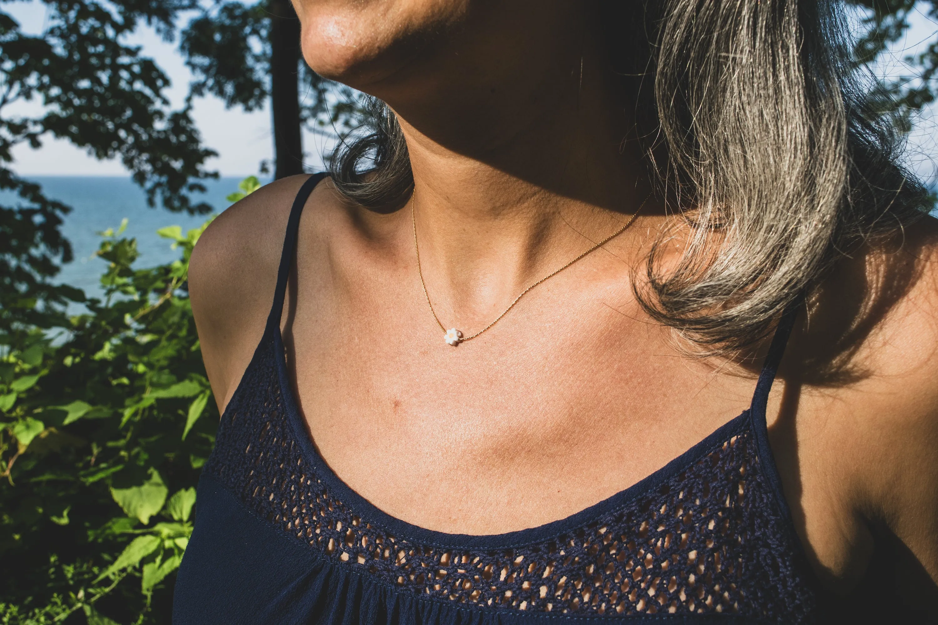 Daisy Slider Necklace