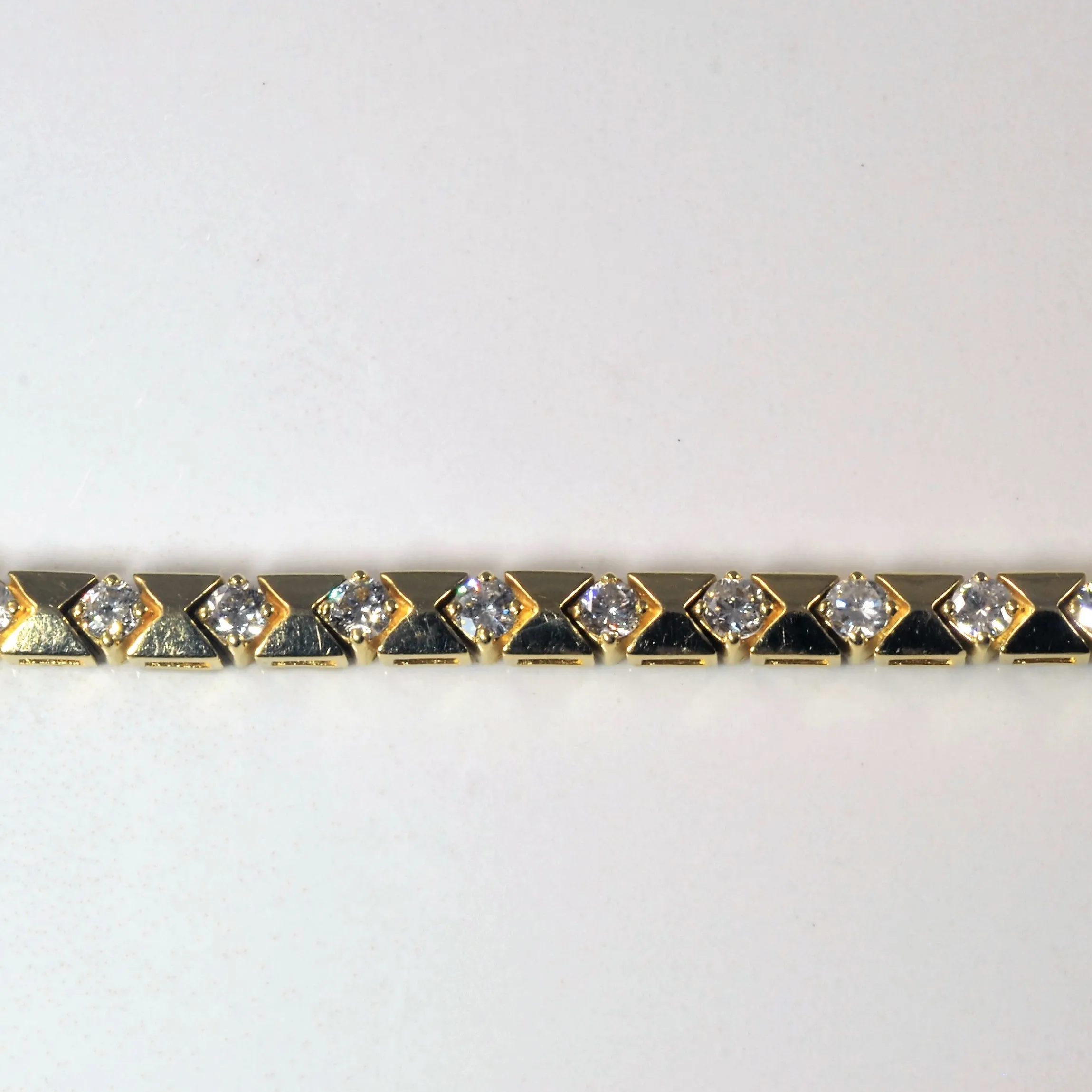 Diamond Line Bracelet | 2.86ctw I2/3 H/I | 6.5" |