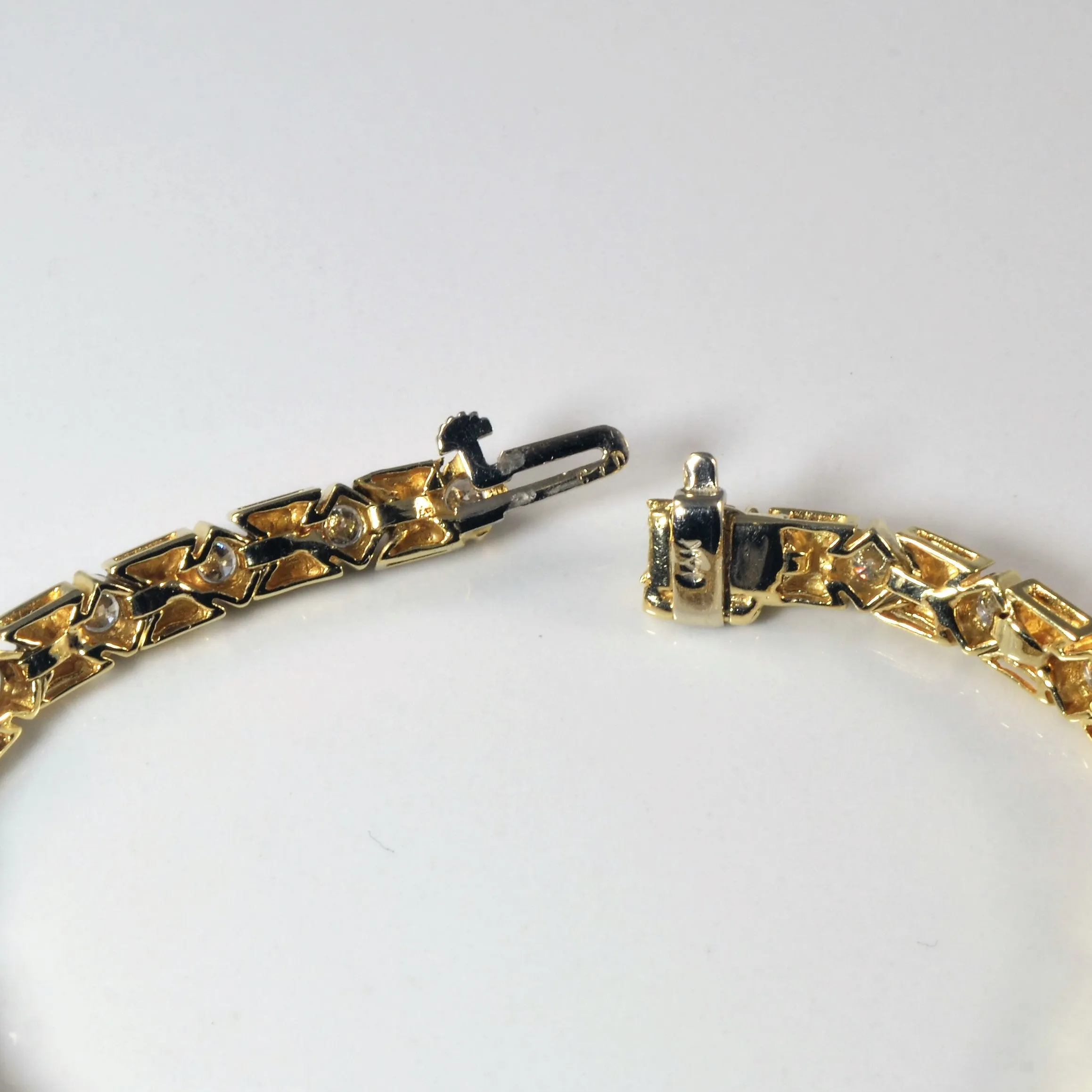 Diamond Line Bracelet | 2.86ctw I2/3 H/I | 6.5" |
