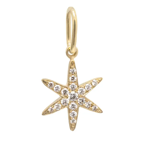 Diamond Pave Star Charm