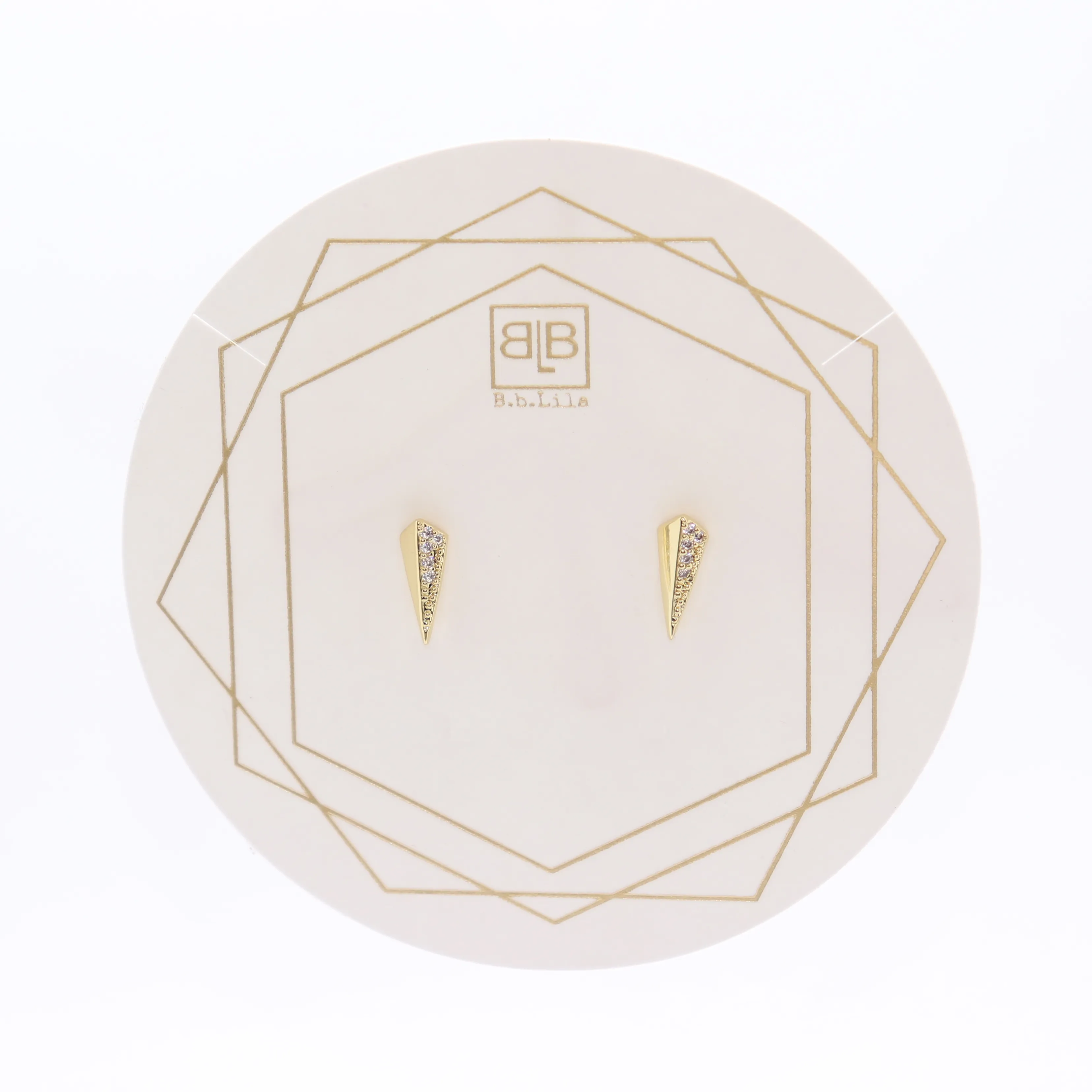 Diamond Studs - Gold