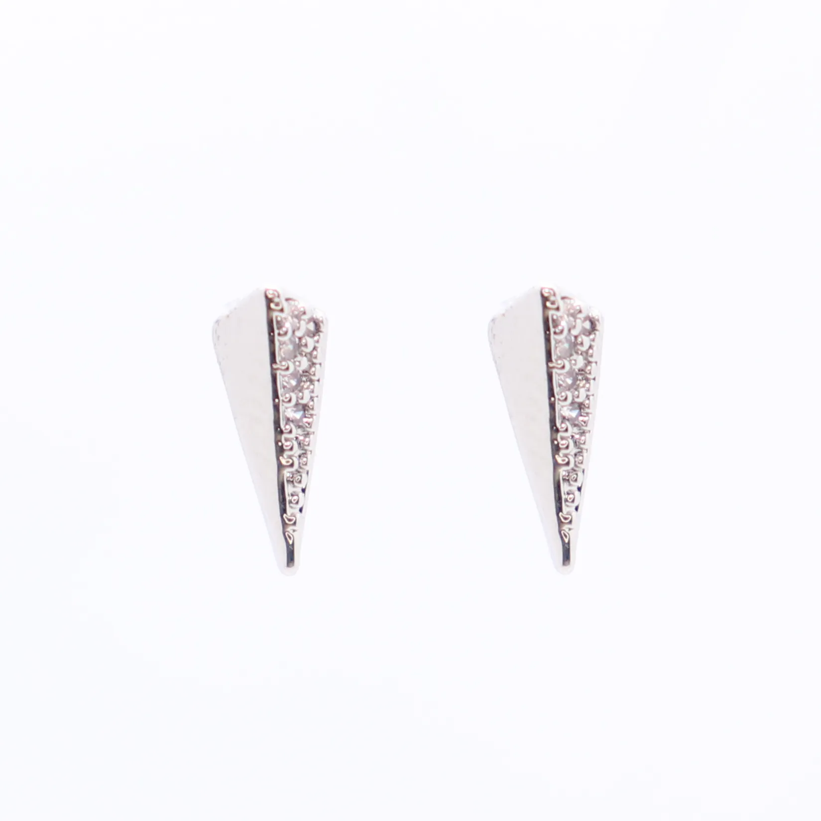 Diamond Studs - Silver
