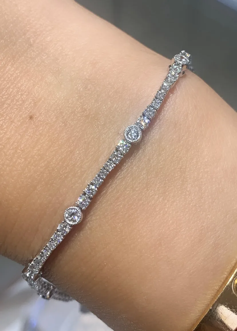 Diamond Tennis Bracelet 2.74ct t.w.