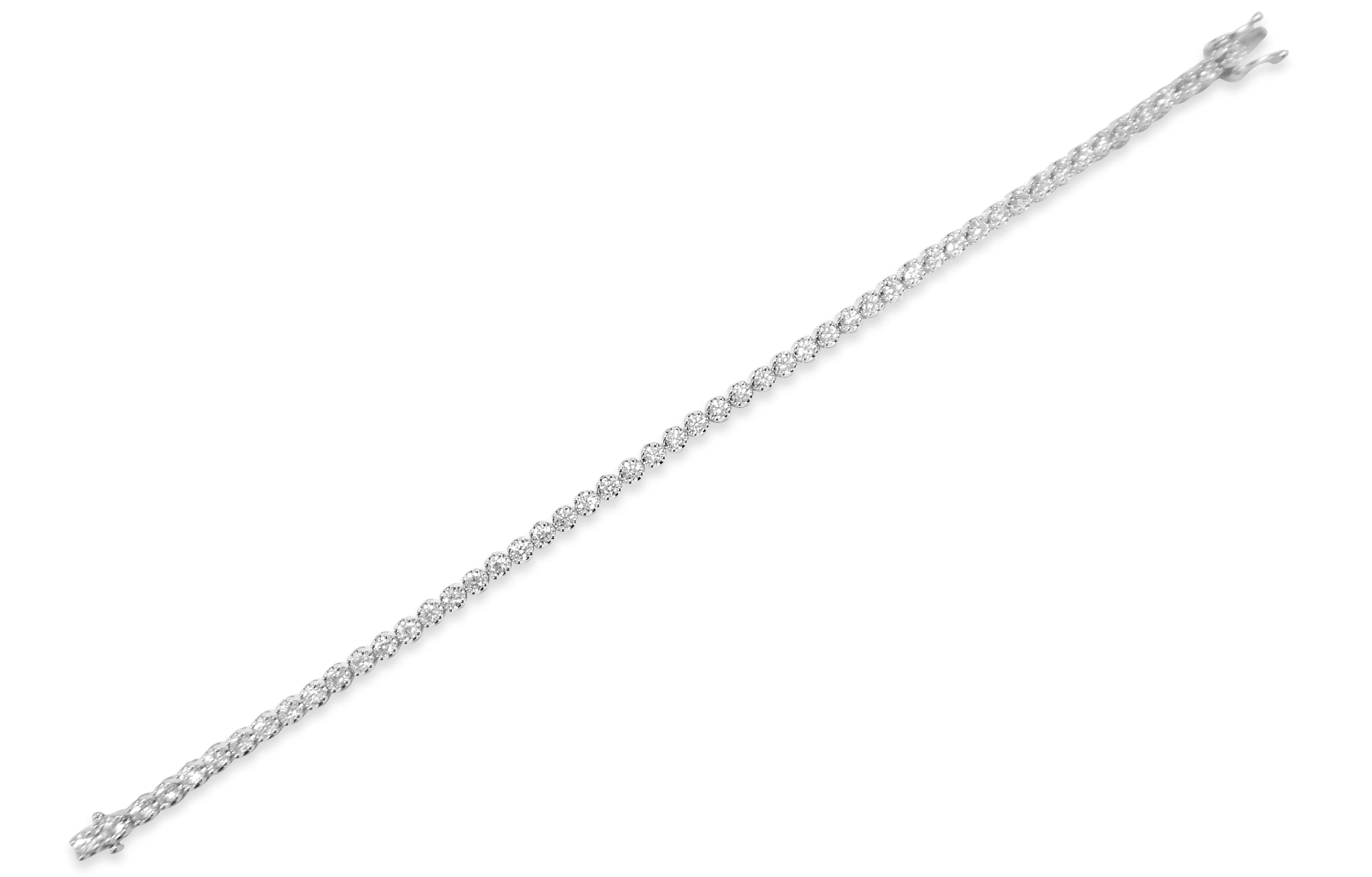 Diamond Tennis Bracelet 4.07CT T.W.