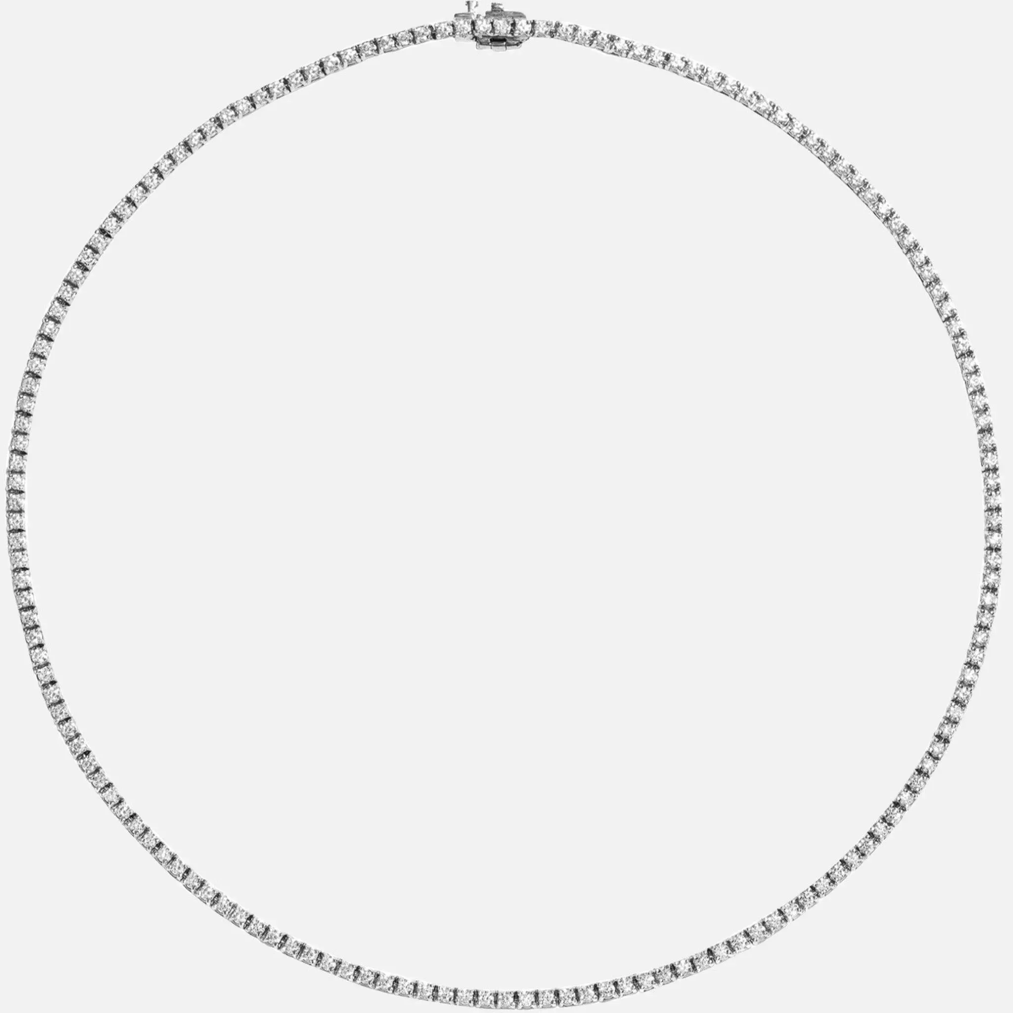 Diamond Tennis Necklace, 7.25ct