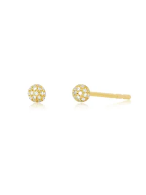 EF Collection Disco Ball Stud Earring