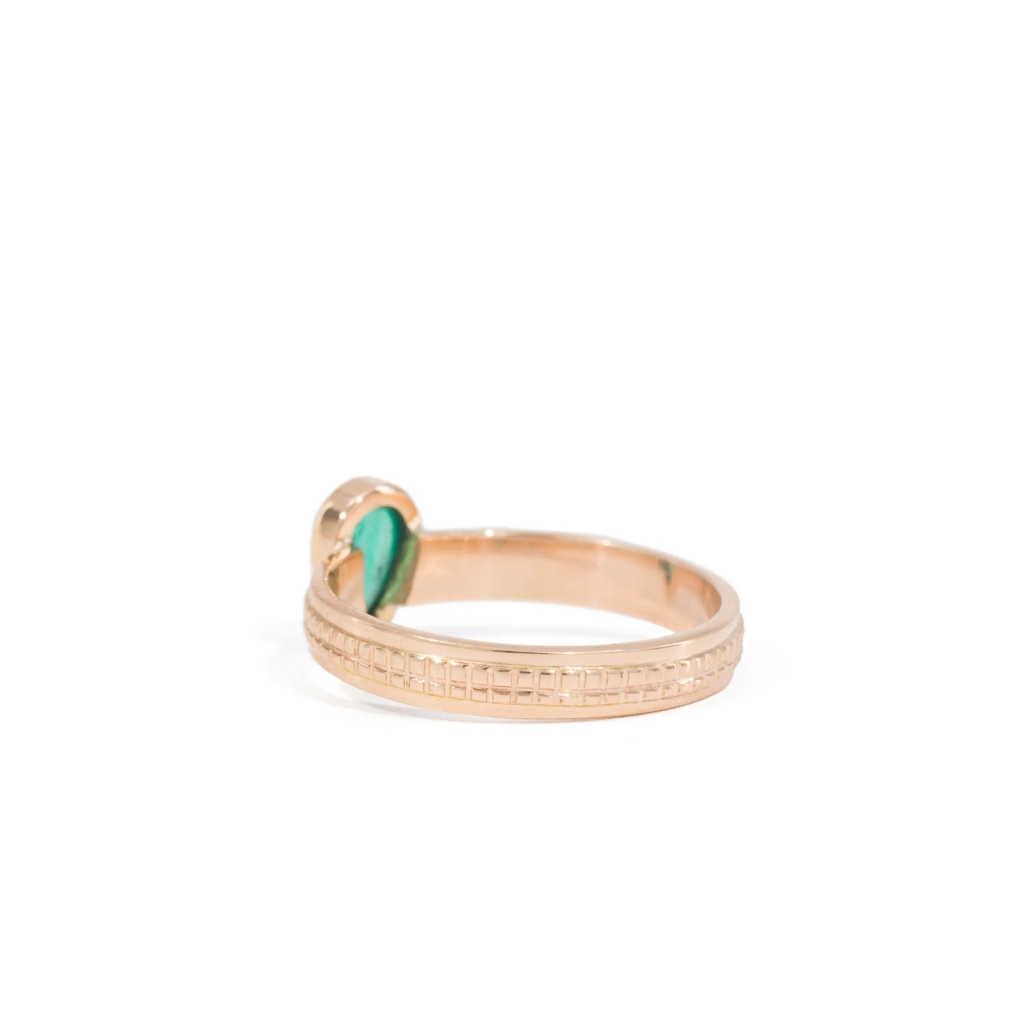 Emerald .66 Carat 14k Handcrafted Gemstone Ring