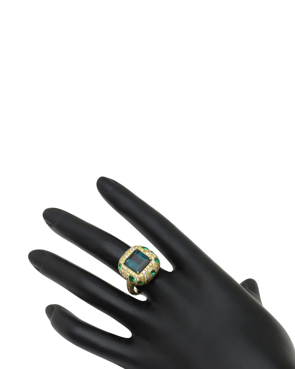 Emerald and Diamond Ring