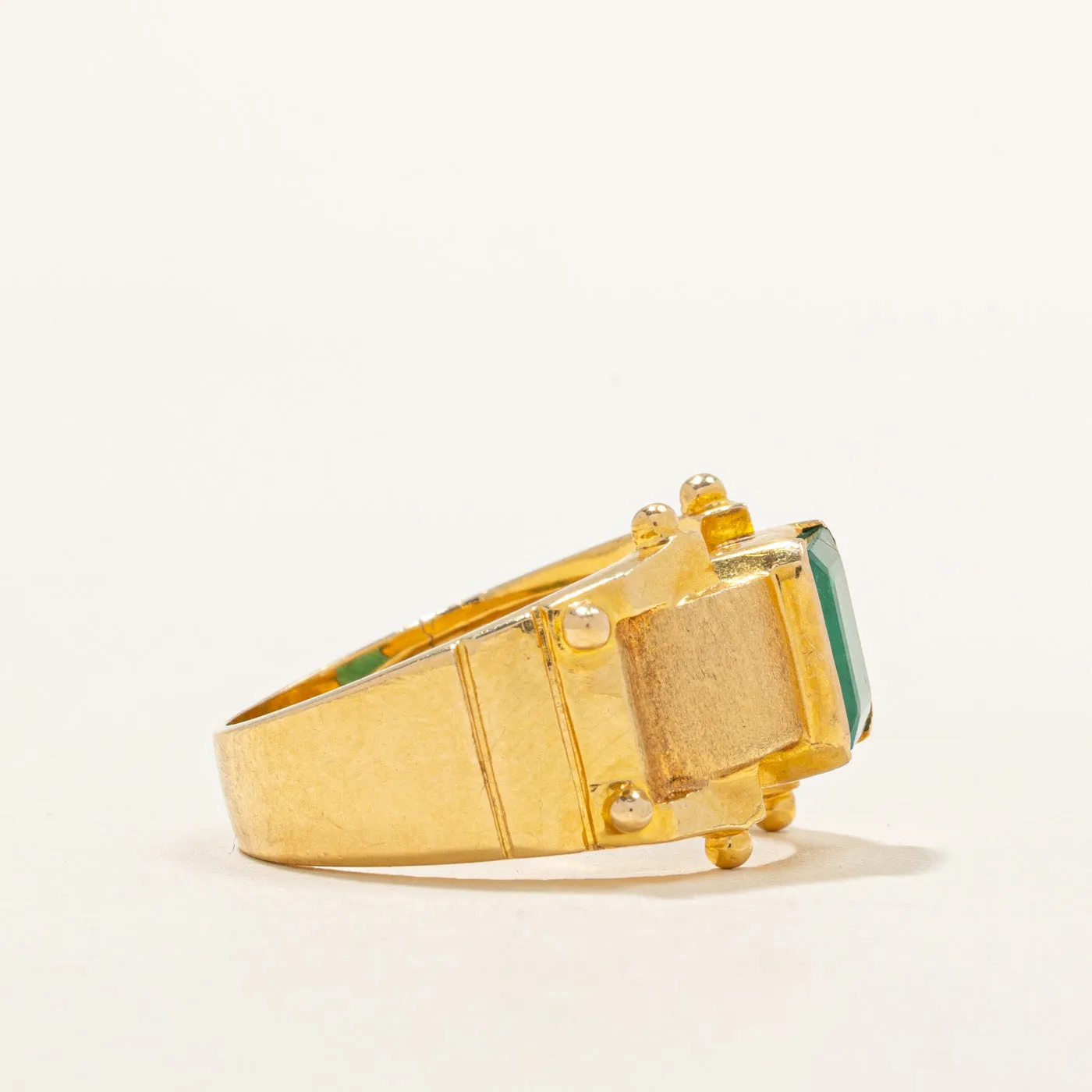 Emerald Cocktail Ring | 1.40ct | SZ 8.25 |