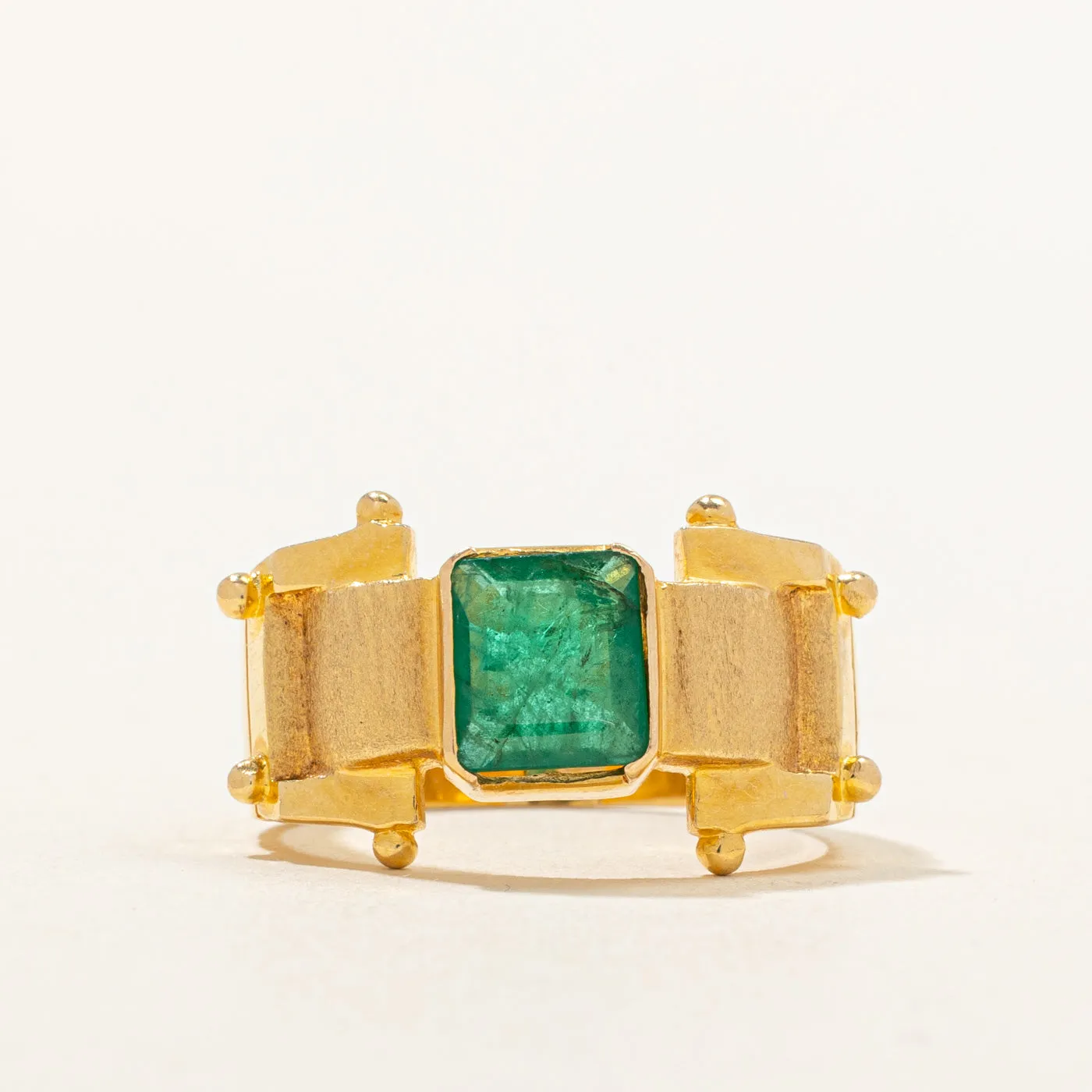 Emerald Cocktail Ring | 1.40ct | SZ 8.25 |