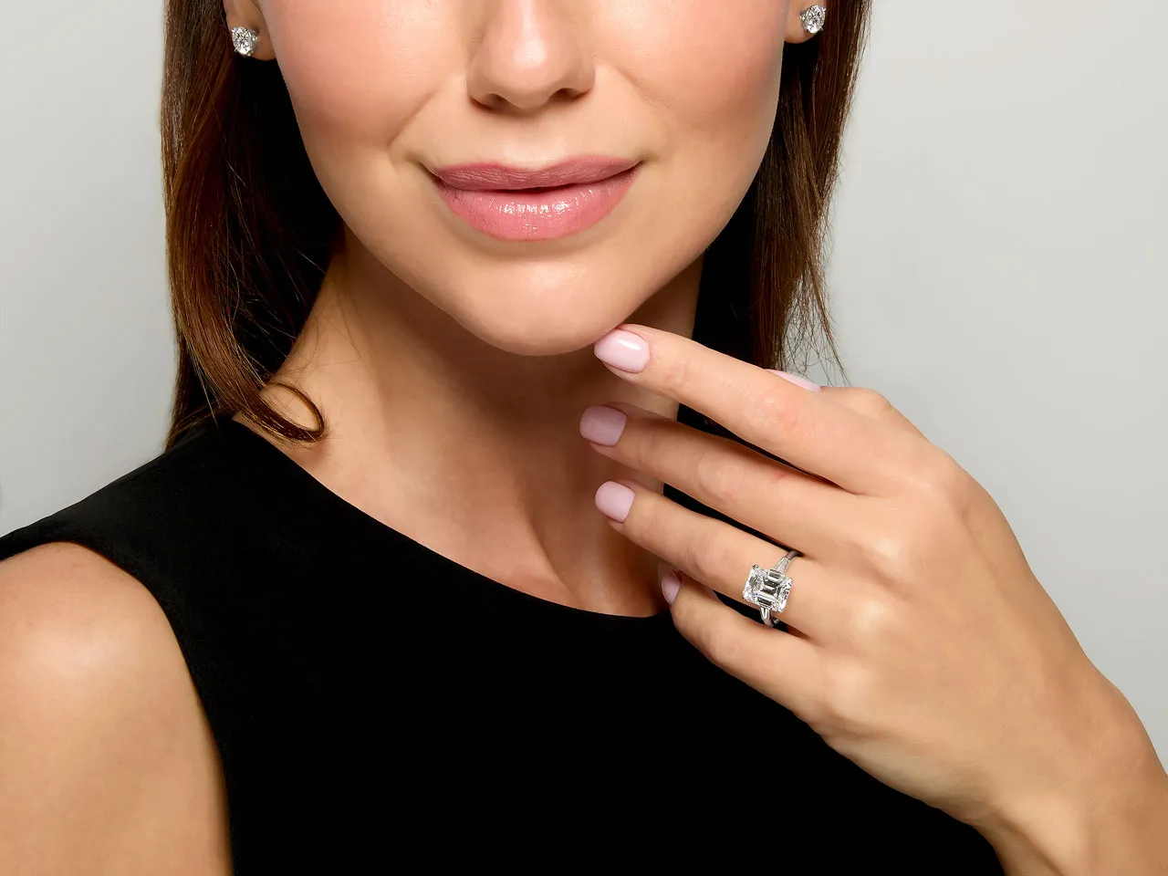 Emerald Cut Diamond Ring, 4.67 Carats E/VS1, in Platinum