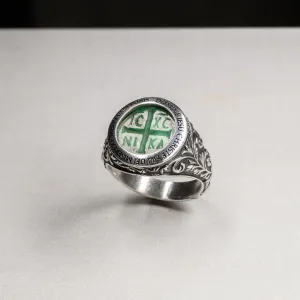 Emerald Intaglio Chi Rho 1 of 10