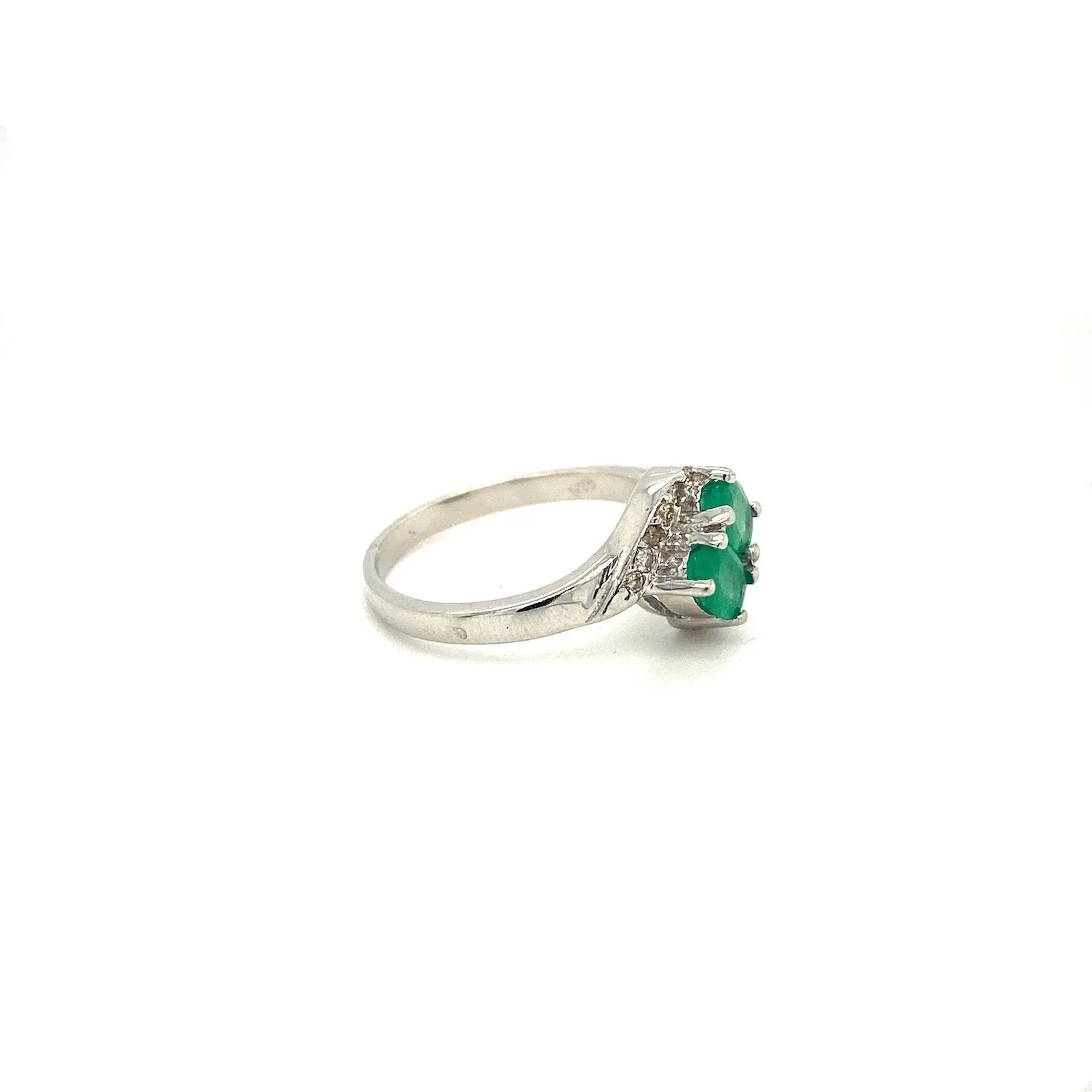 Emerald Ring in .925 Sterling Silver - KSR 17614