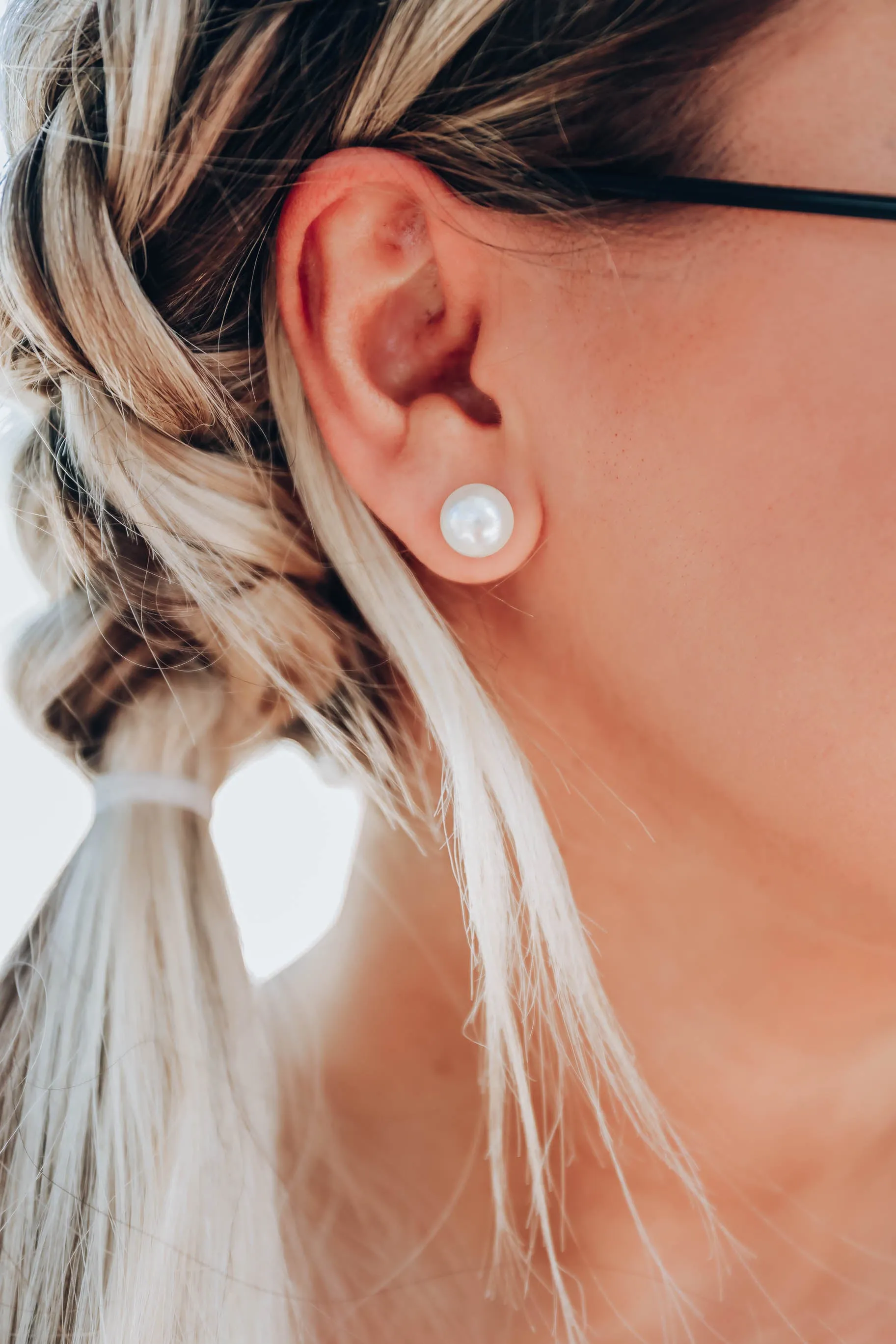 Emrys Pearl Stud Earrings