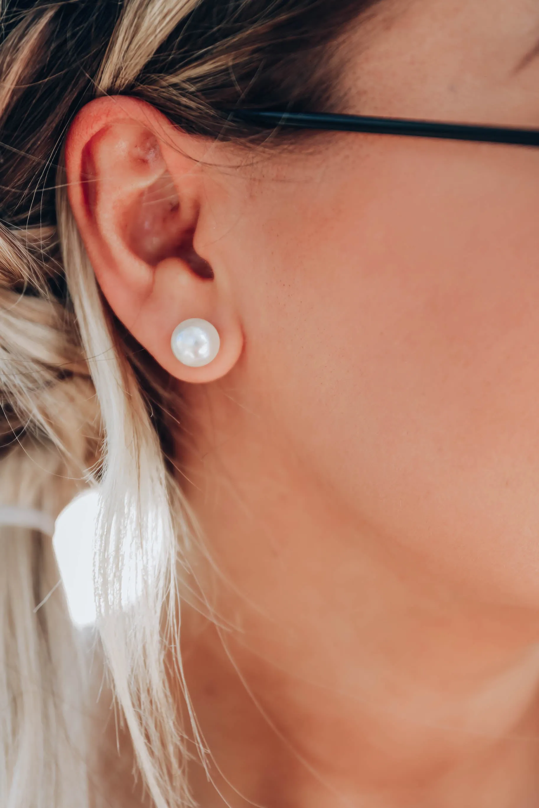 Emrys Pearl Stud Earrings