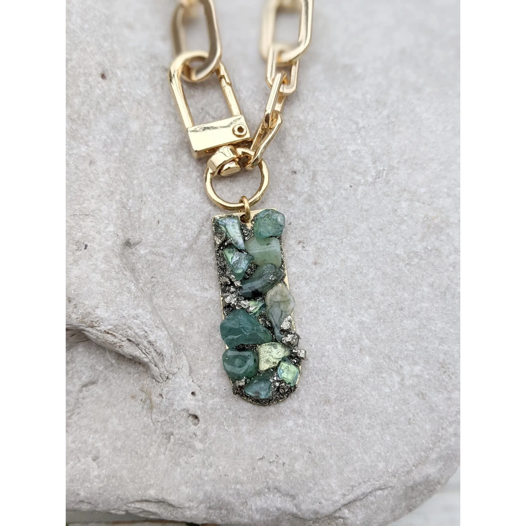 Essex Street Emerald Pendant Necklace