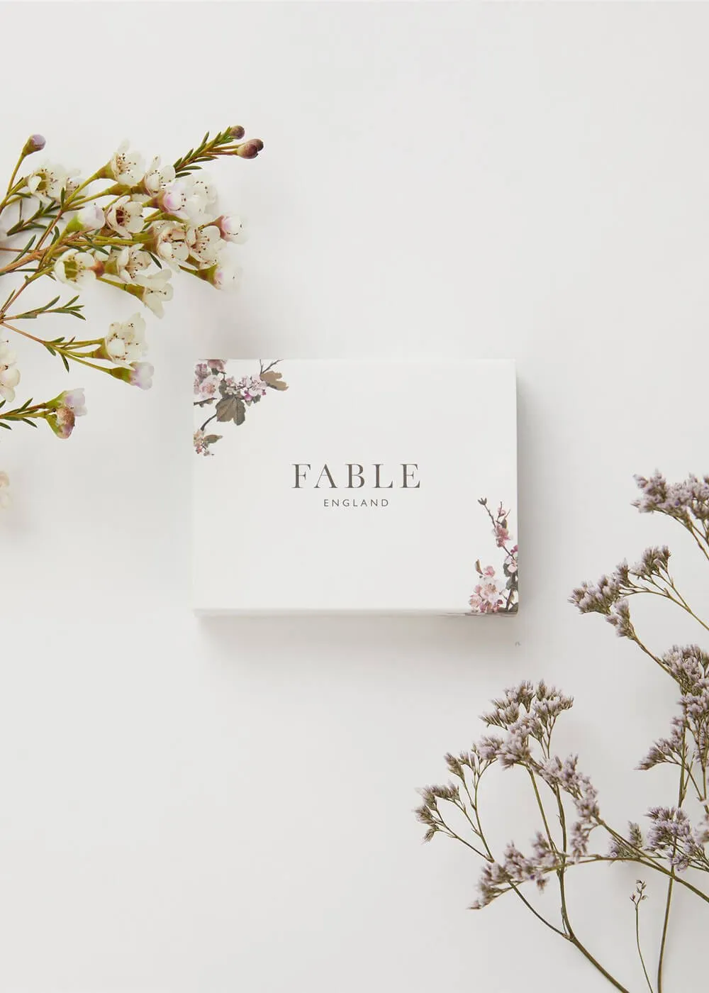 Fable England Hibiscus & Pearl Earrings